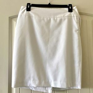 White Business Skirt